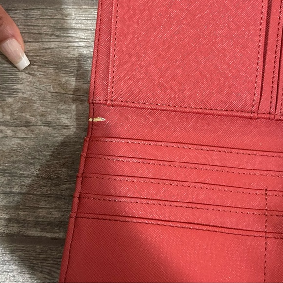 Nine West Red Wristlet Wallet - Picture 4 of 5